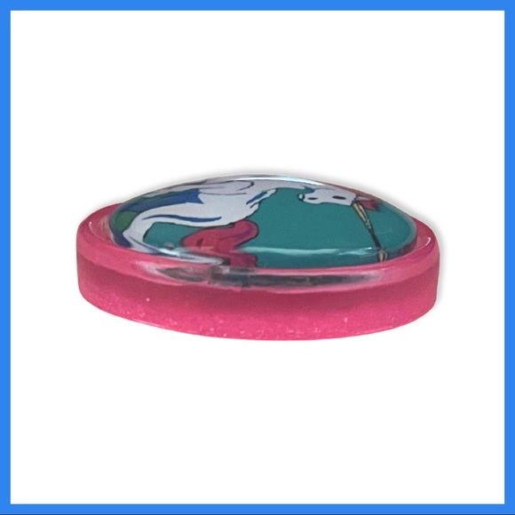 Bright Unicorn Glitter Pin - Picture 2 of 5